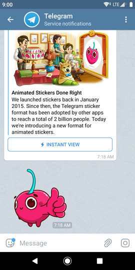 Telegram animated stickers - Jiayu's Blog