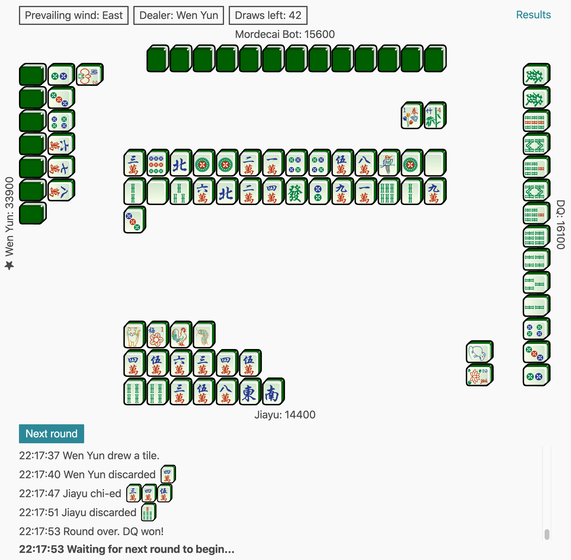 Mahjong Party - Jiayu's Blog